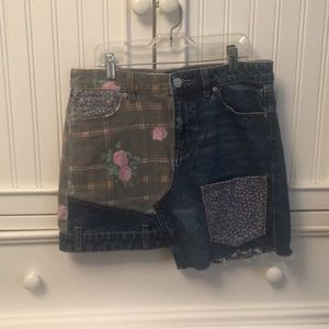 BDG Urban Outfitters Patch Denim Skirt